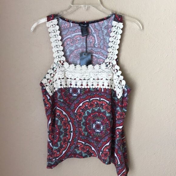❤️Stoosh Boho  Cropped Tank Top - Picture 1 of 5